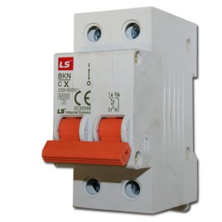 Interruptores Termomagneticos marca LS   montaje en riel din  6kA en 230/400vac